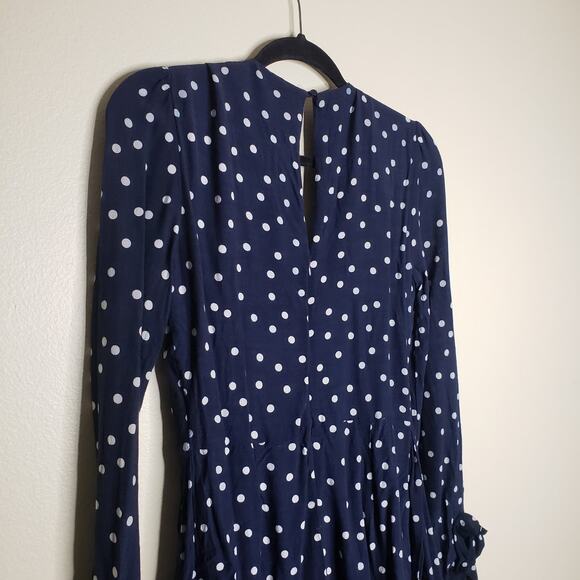 Zara Trafaluc| Navy Blue Polka Dot Romper - Picture 4 of 11